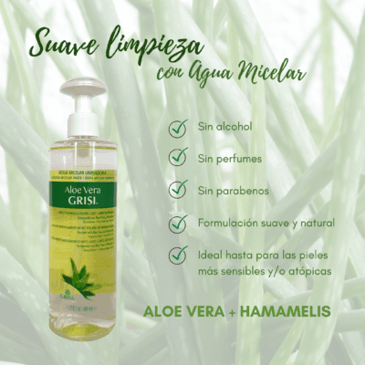 2 limpiadores faciales de aloe vera